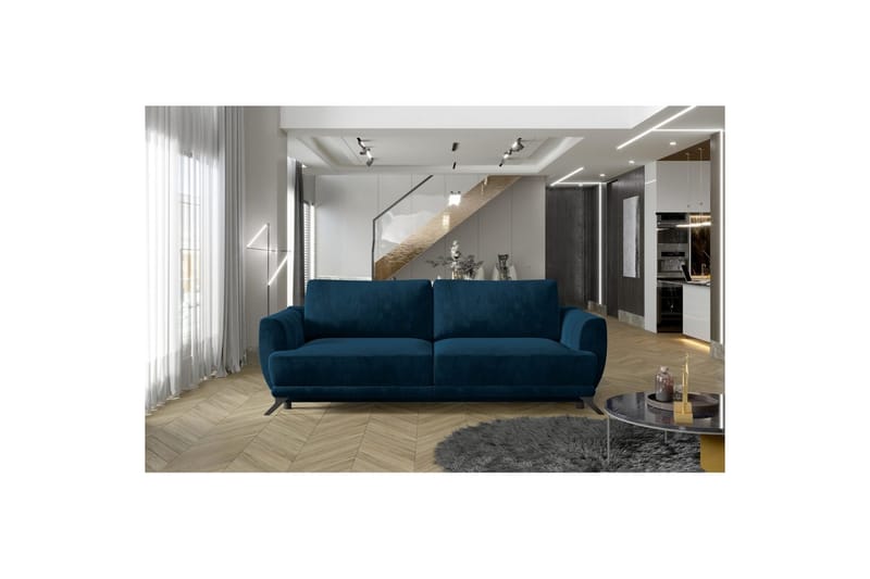 Soffa Eltap Megis 242x95x90 cm - Kronos 09, Mörkblå - Möbler - Soffa - Bäddsoffa