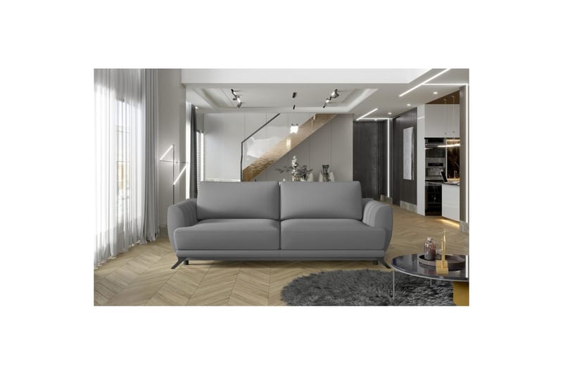 Soffa Eltap Megis 242x95x90 cm - Solar 80, Ljusgrå - Möbler - Soffa - Bäddsoffa