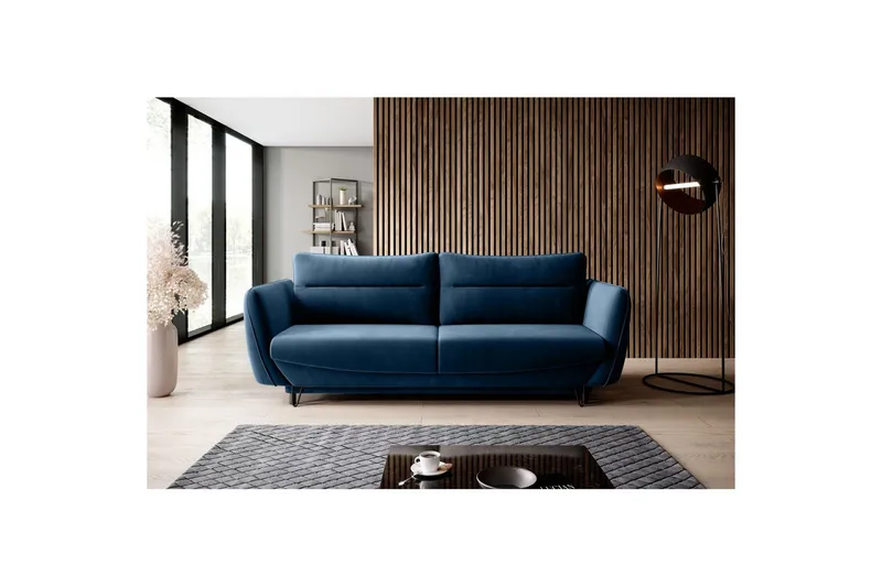 Soffa Eltap Silva 236x95x90 cm - Lukso 40, Mörkblå - Möbler - Soffa - Bäddsoffa