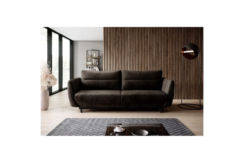 Soffa Eltap Silva 236x95x90 cm - Nube 22, Mörkbrun - Möbler - Soffa - Bäddsoffa