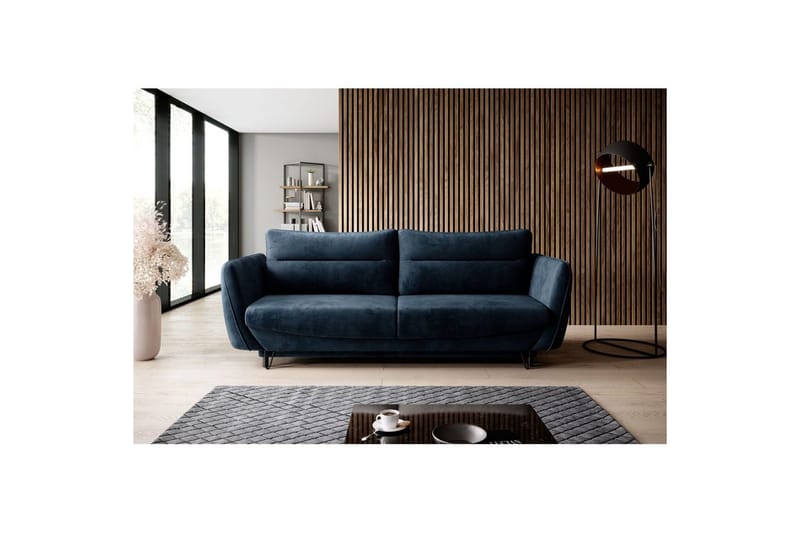 Soffa Eltap Silva 236x95x90 cm - Nube 40, Mörkblå - Möbler - Soffa - Bäddsoffa