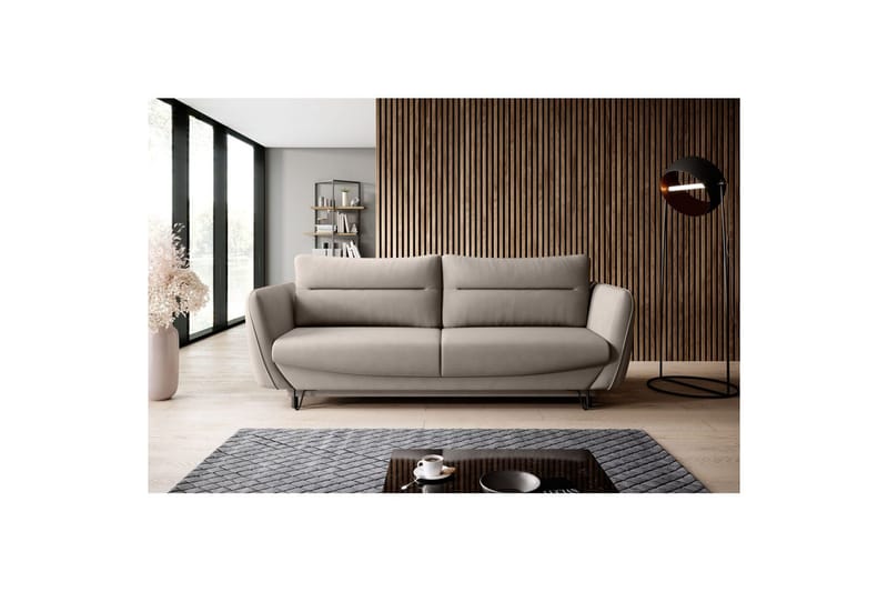 Soffa Eltap Silva 236x95x90 cm - Poco 7, Beige - Möbler - Soffa - Bäddsoffa