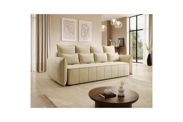 Soffa Eltap Weltton 242x106x94 cm - Monolith 04, Beige - Möbler - Soffa - Bäddsoffa