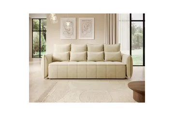 Soffa Eltap Weltton 242x106x94 cm - Monolith 04, Beige - Möbler - Soffa - Bäddsoffa