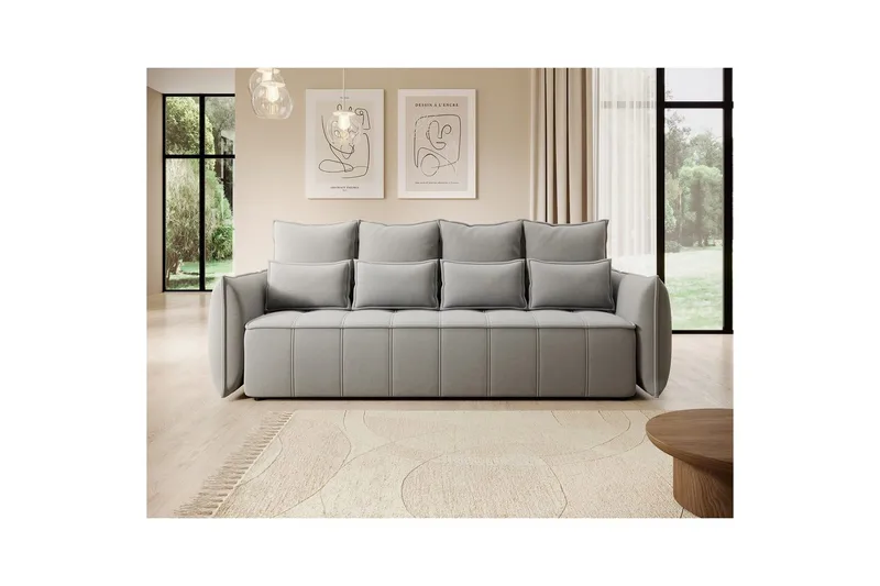 Soffa Eltap Weltton 242x106x94 cm - Sola 04, Grå - Möbler - Soffa - Bäddsoffa