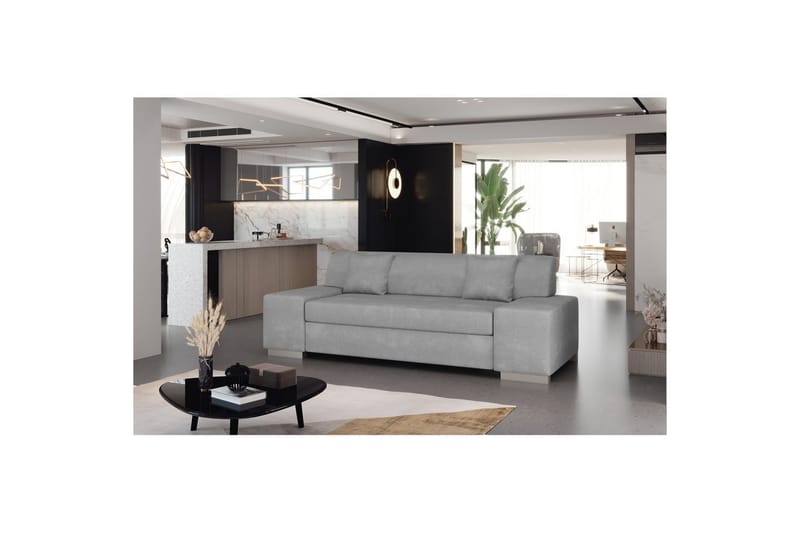 Soffa Eltap Porto - Paros 05, Ljusgrå, 3210x92x73 cm - Möbler - Soffa - Bäddsoffa