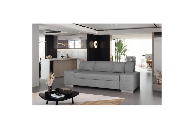 Soffa Eltap Porto - Sawana 21, Grå, 3210x92x73 cm - Möbler - Soffa - Bäddsoffa
