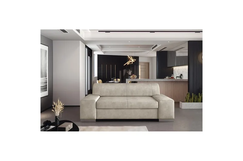 Soffa Eltap Porto - Dora 21, Beige, 2190x62x73 cm - Möbler - Soffa - Bäddsoffa