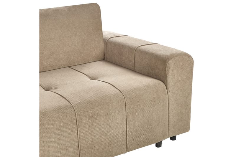 Soffa i höger hörn Högervänd Innvik - Brun, 213x156 cm - Möbler - Soffa - Bäddsoffa