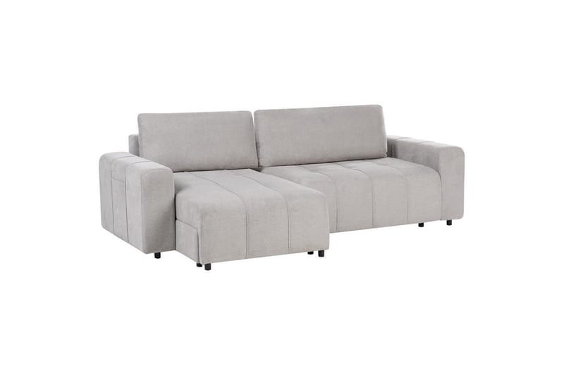 Soffa i höger hörn Högervänd Innvik - Grå, 213x156 cm - Möbler - Soffa - Bäddsoffa