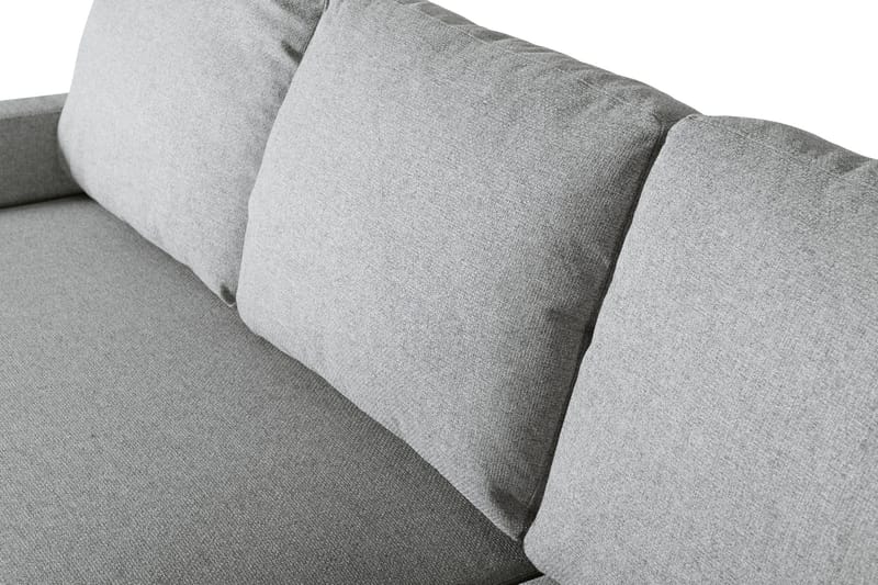 Soffa med förvaring grå 214 cm bred - Grå - Möbler - Soffa - Bäddsoffa