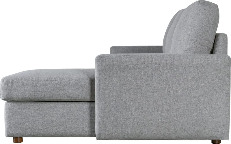 Soffa med förvaring grå 214 cm bred - Grå - Möbler - Soffa - Bäddsoffa
