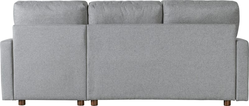 Soffa med förvaring grå 214 cm bred - Grå - Möbler - Soffa - Bäddsoffa