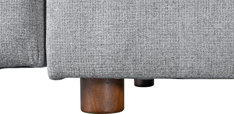 Soffa med förvaring grå 214 cm bred - Grå - Möbler - Soffa - Bäddsoffa