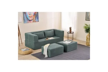 Solin Bäddsoffa 2-sits - Grön - Möbler - Soffa - Bäddsoffa