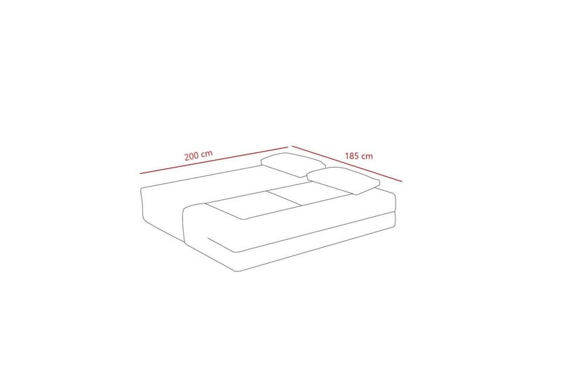 Solin Bäddsoffa 2-sits - Orange - Möbler - Soffa - Bäddsoffa