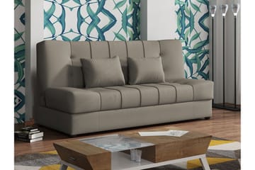 Sonia Bäddsoffa 194x90x88 cm LED-belysning - Brun - Möbler - Soffa - Bäddsoffa