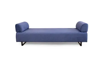 Southburn 3-sits Bäddsoffa 90x220 cm i Tyg med Ensidigt Armstöd - Blå - Möbler - Soffa - Bäddsoffa