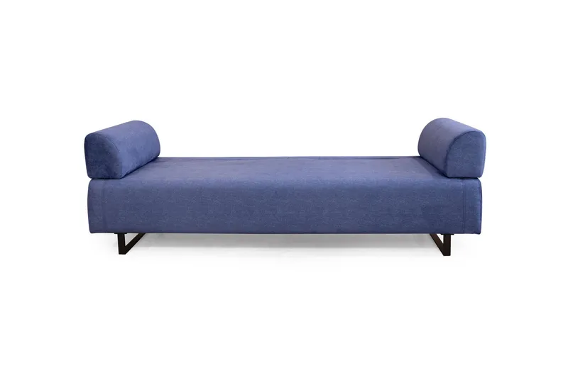 Southburn 3-sits Bäddsoffa 90x220 cm i Tyg med Ensidigt Armstöd - Blå - Möbler - Soffa - Bäddsoffa