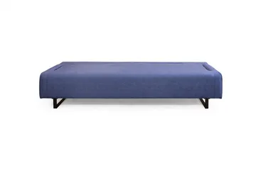 Southburn 3-sits Bäddsoffa 90x220 cm i Tyg med Ensidigt Armstöd - Blå - Möbler - Soffa - Bäddsoffa