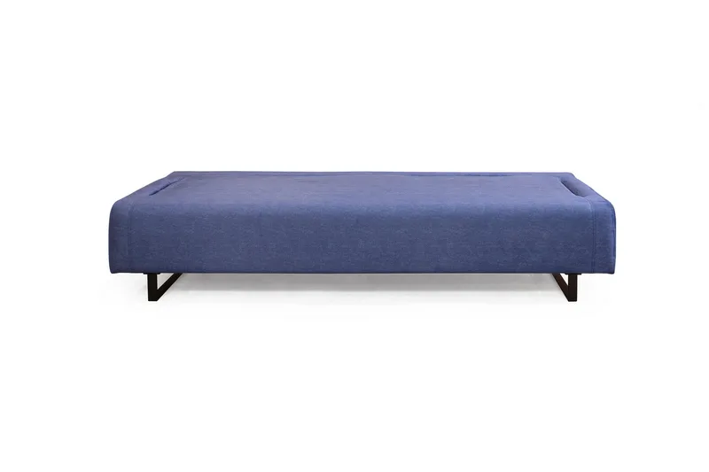 Southburn 3-sits Bäddsoffa 90x220 cm i Tyg med Ensidigt Armstöd - Blå - Möbler - Soffa - Bäddsoffa