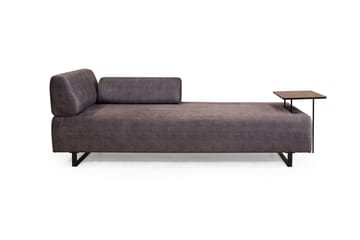 Southburn 3-sits Bäddsoffa 90x220 cm i Tyg med Ensidigt Armstöd - Svart - Möbler - Soffa - Bäddsoffa