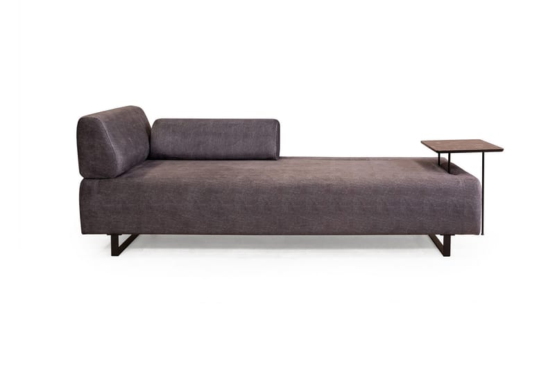 Southburn 3-sits Bäddsoffa 90x220 cm i Tyg med Ensidigt Armstöd - Svart - Möbler - Soffa - Bäddsoffa