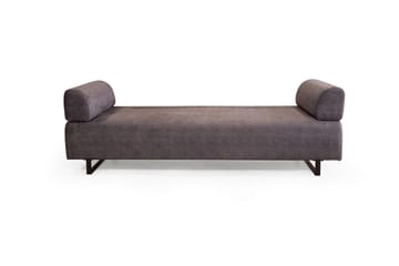 Southburn 3-sits Bäddsoffa 90x220 cm i Tyg med Ensidigt Armstöd - Svart - Möbler - Soffa - Bäddsoffa