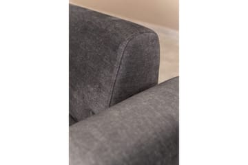 Southburn 3-sits Bäddsoffa 90x220 cm i Tyg med Ensidigt Armstöd - Svart - Möbler - Soffa - Bäddsoffa