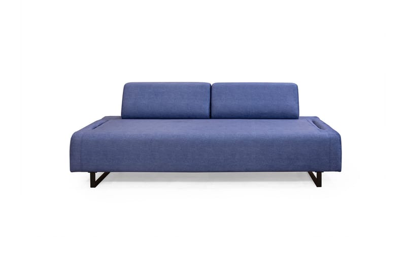 Southburn 3-sits Bäddsoffa 90x220 cm i Tyg med Lösa Ryggkuddar - Blå - Möbler - Soffa - Bäddsoffa
