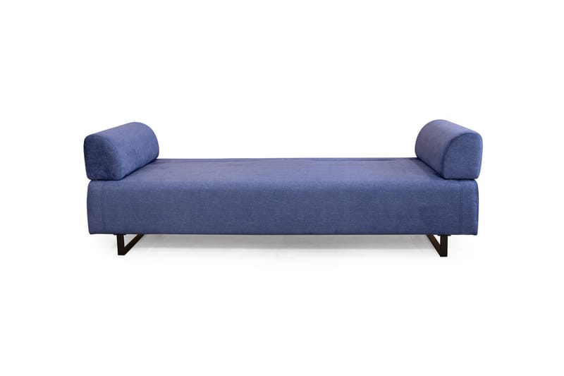 Southburn 3-sits Bäddsoffa 90x220 cm i Tyg med Lösa Ryggkuddar - Blå - Möbler - Soffa - Bäddsoffa
