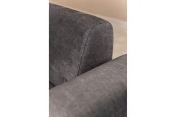 Southburn 3-sits Bäddsoffa 90x220 cm i Tyg med Lösa Ryggkuddar - Svart - Möbler - Soffa - Bäddsoffa