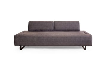 Southburn 3-sits Bäddsoffa 90x220 cm i Tyg med Lösa Ryggkuddar - Svart - Möbler - Soffa - Bäddsoffa