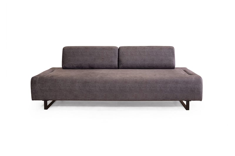 Southburn 3-sits Bäddsoffa 90x220 cm i Tyg med Lösa Ryggkuddar - Svart - Möbler - Soffa - Bäddsoffa