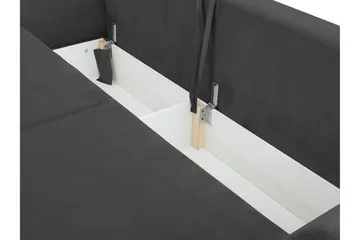 Staffin 3-sits Bäddsoffa 138x192 cm med Förvaring i Chenille - Laxrosa - Möbler - Soffa - Bäddsoffa