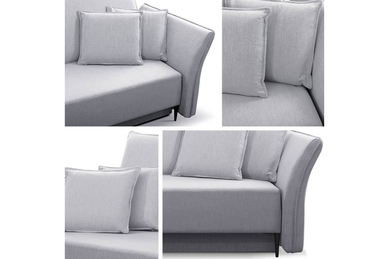 Staffin 3-sits Bäddsoffa NO_BRAND Dark grey - Möbler - Soffa - Bäddsoffa