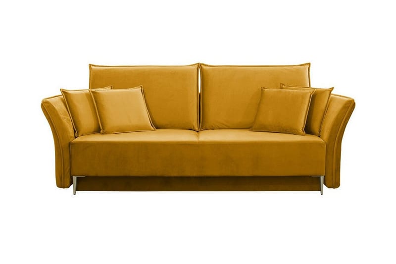 Staffin 3-sits Bäddsoffa NO_BRAND Yellow - Möbler - Soffa - Bäddsoffa