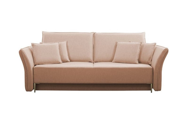 Staffin 3-sits Bäddsoffa NO_BRAND Pink - Möbler - Soffa - Bäddsoffa
