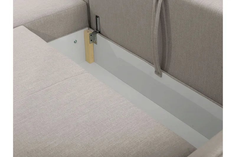 Staffin 3-sits Hörnbäddsoffa beige - Möbler - Soffa - Bäddsoffa