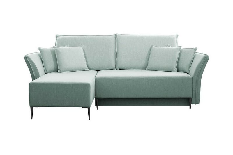 Staffin 3-sits Hörnbäddsoffa Light green/Green/Mint - Möbler - Soffa - Bäddsoffa