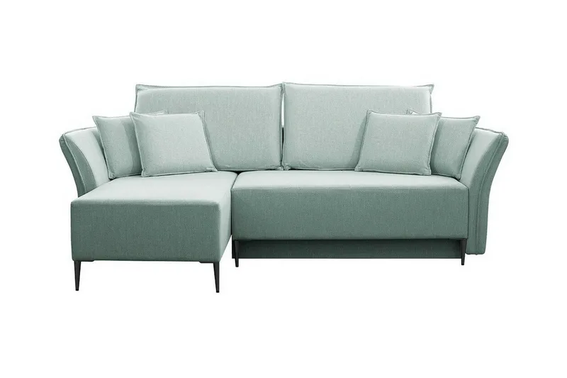 Staffin 3-sits Hörnbäddsoffa Light green/Green/Mint - Möbler - Soffa - Bäddsoffa