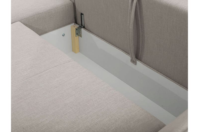 Staffin 3-sits Hörnbäddsoffa Ljusgrå - Möbler - Soffa - Bäddsoffa