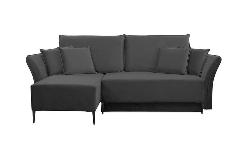 Staffin 3-sits Hörnbäddsoffa NO_BRAND Dark grey - Möbler - Soffa - Bäddsoffa