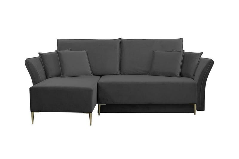 Staffin 3-sits Hörnbäddsoffa NO_BRAND Dark grey - Möbler - Soffa - Bäddsoffa