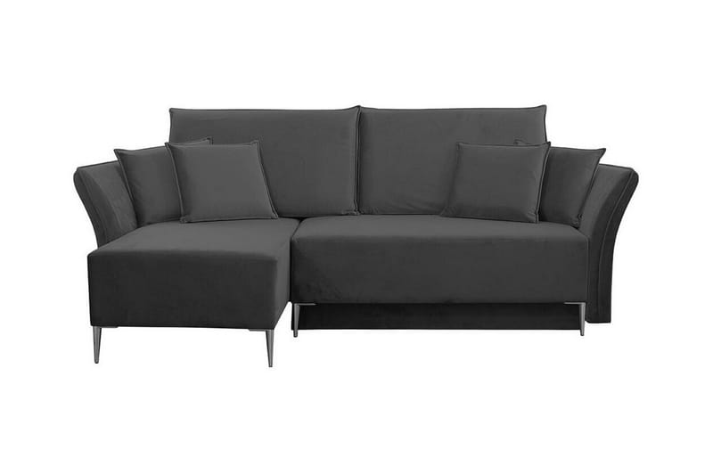 Staffin 3-sits Hörnbäddsoffa NO_BRAND Dark grey - Möbler - Soffa - Bäddsoffa