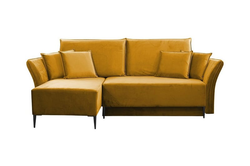 Staffin 3-sits Hörnbäddsoffa NO_BRAND Yellow - Möbler - Soffa - Bäddsoffa