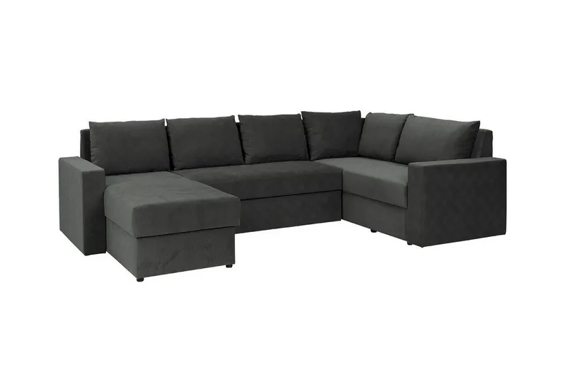 Staffin 4-sits Hörnbäddsoffa Dark grey, undefined