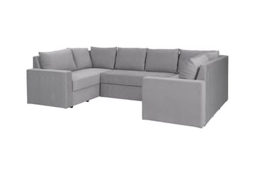 Staffin 4-sits Hörnbäddsoffa Light grey/Dark grey - Möbler - Soffa - Bäddsoffa