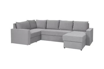 Staffin 4-sits Hörnbäddsoffa Ljusgrå - Möbler - Soffa - Bäddsoffa