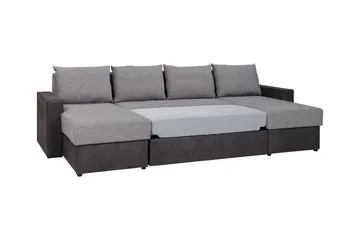Staffin 4-sits Hörnbäddsoffa Ljusgrå - Möbler - Soffa - Bäddsoffa